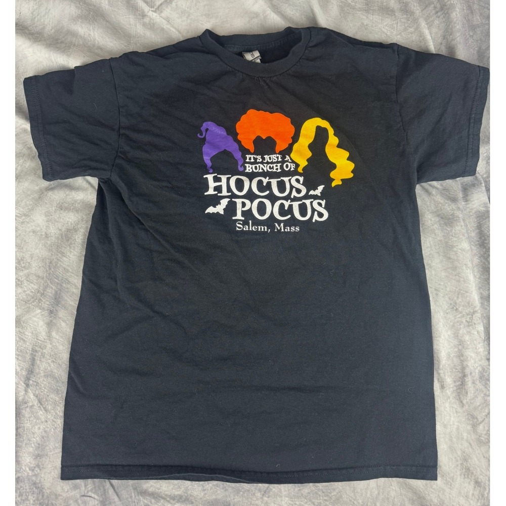 Gildan Hocus Pocus Salem Mass Sanderson Sisters Halloween T Shirt Black Mens M
